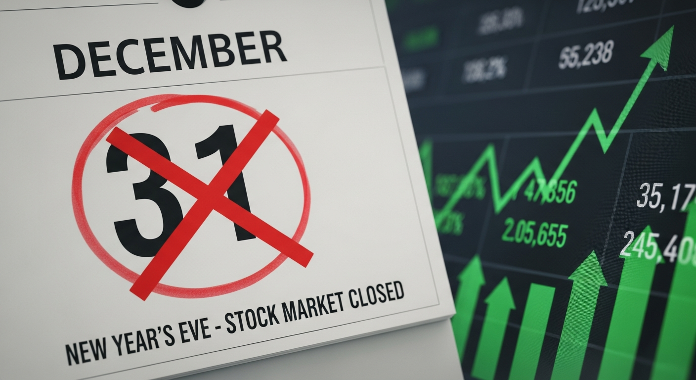is the stock market open on new year's eve