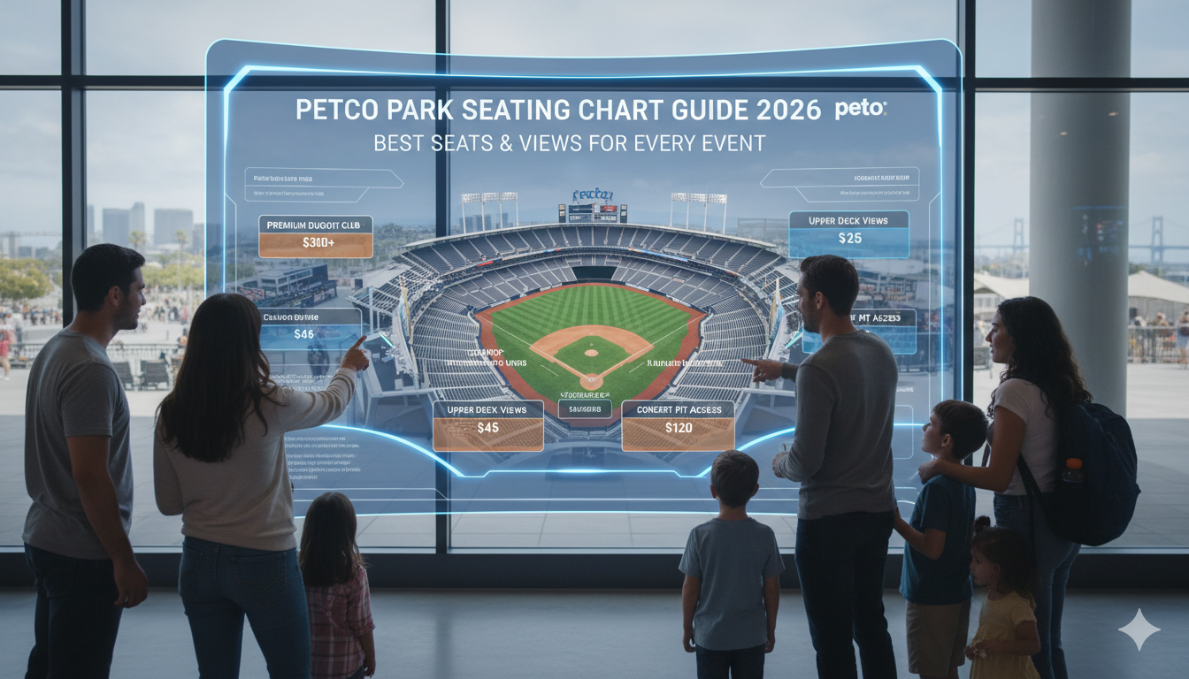 petco park seating chart