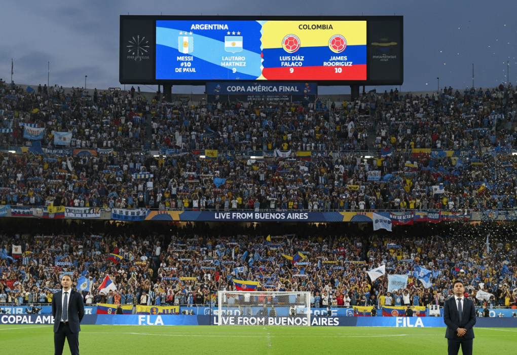 argentina national football team vs colombia national football team lineups