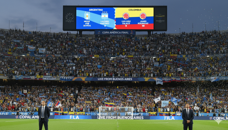 argentina national football team vs colombia national football team lineups