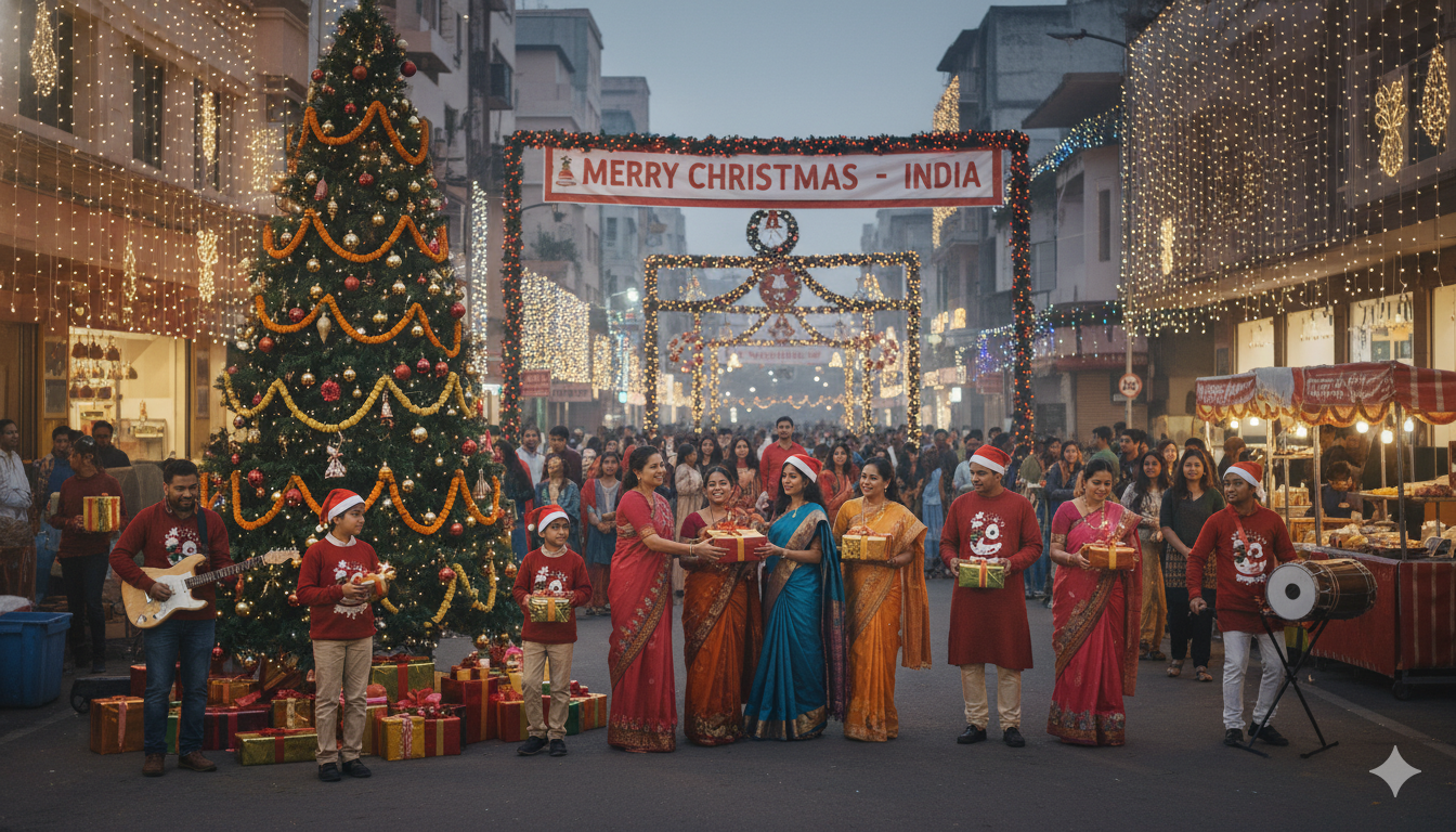 does indian people celebrate christmas