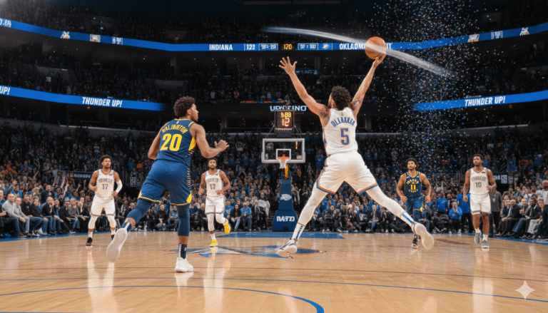 indiana pacers vs oklahoma city thunder match player stats