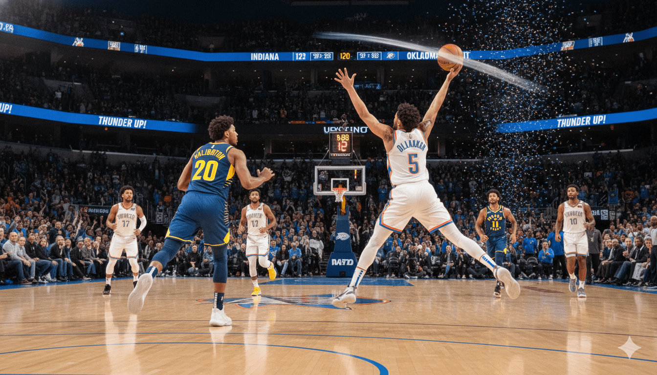 indiana pacers vs oklahoma city thunder match player stats